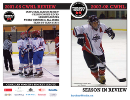 2007–08 CWHL Season in Review