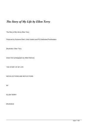 The Story of My Life by Ellen Terry&lt;/H1&gt;