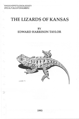 The Lizards of Kansas by Edward H. Taylor