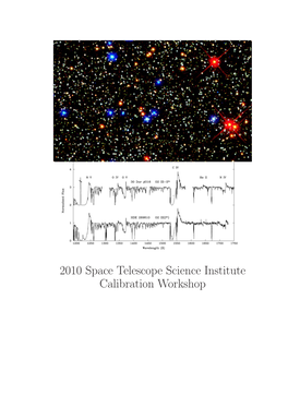 2010 Space Telescope Science Institute Calibration Workshop Cover Page and Artwork Designed by Pam Jeﬀries