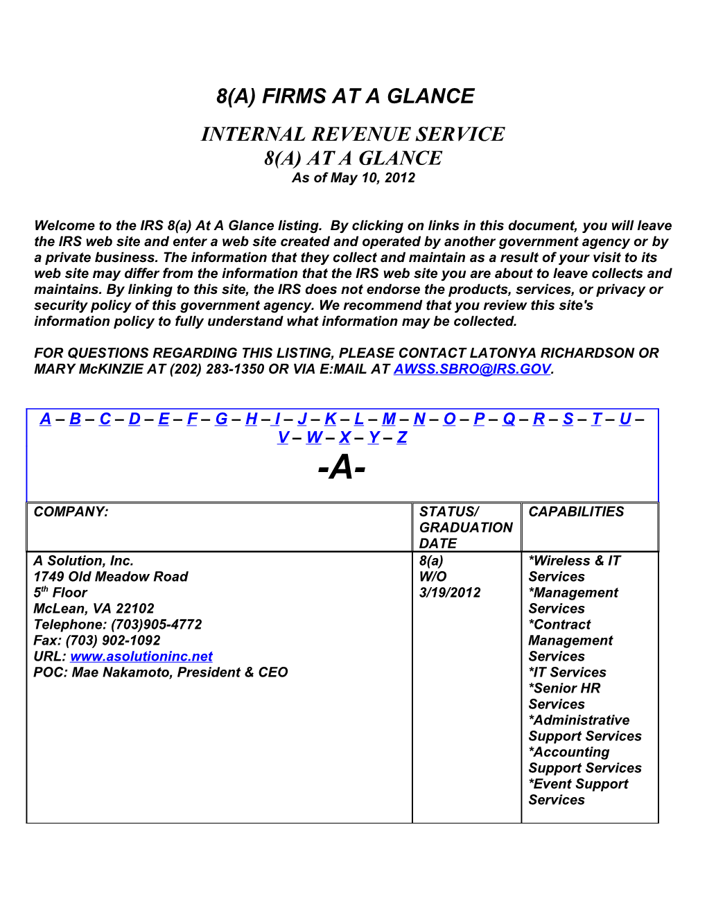 Internal Revenue Service