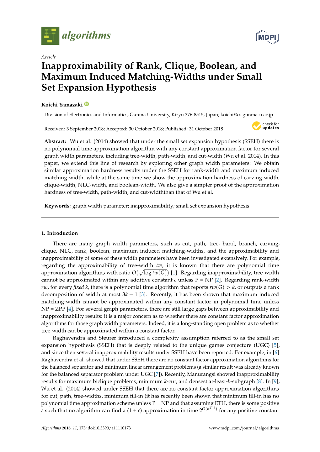 Inapproximability of Rank, Clique, Boolean, and Maximum Induced Matching-Widths Under Small Set Expansion Hypothesis