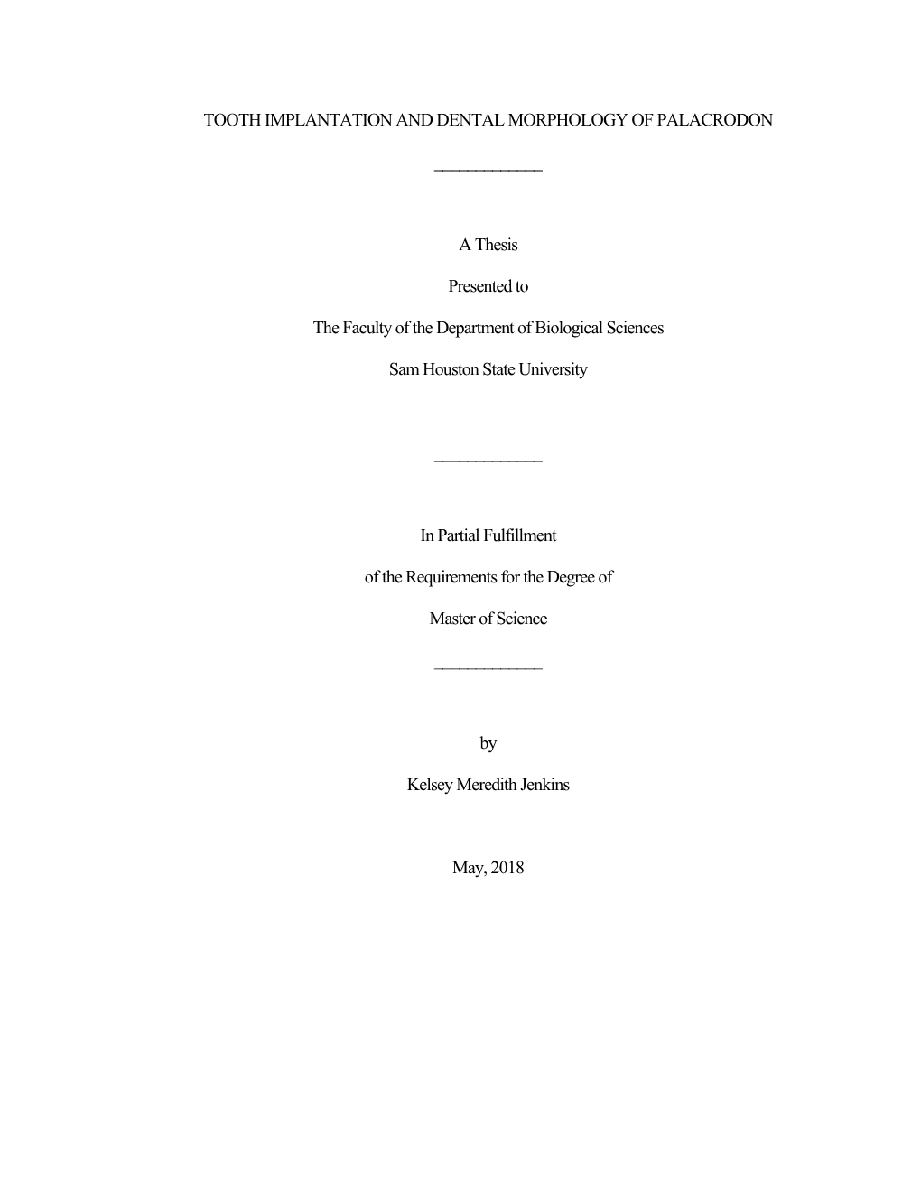 Tooth Implantation and Dental Morphology of Palacrodon - DocsLib