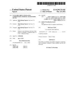 (12) United States Patent (10) Patent No.: US 9.295,731 B2 Nguyen (45) Date of Patent: Mar