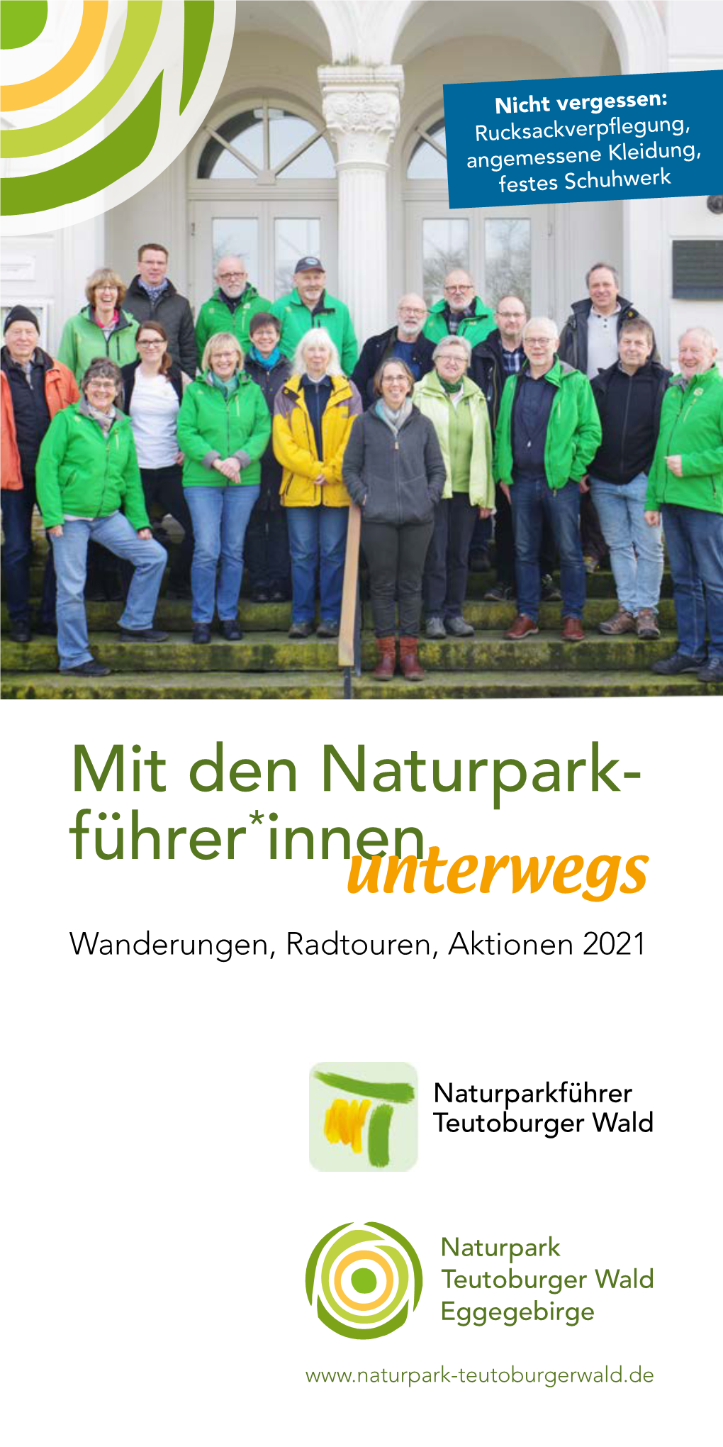 Mit Den Naturpark- Führer*Innen Unterwegs Wanderungen, Radtouren, Aktionen 2021