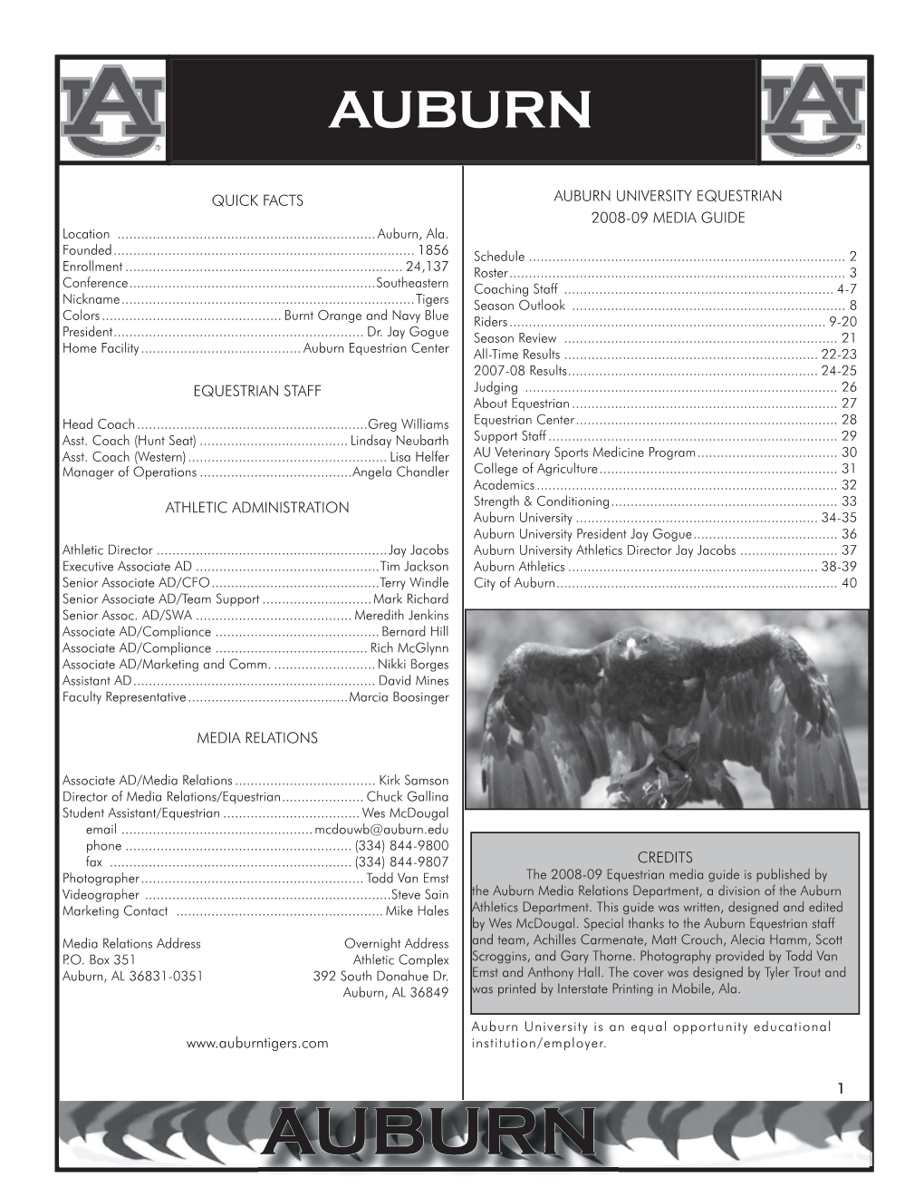 2008-09 Equestrian Media Guide.Indd