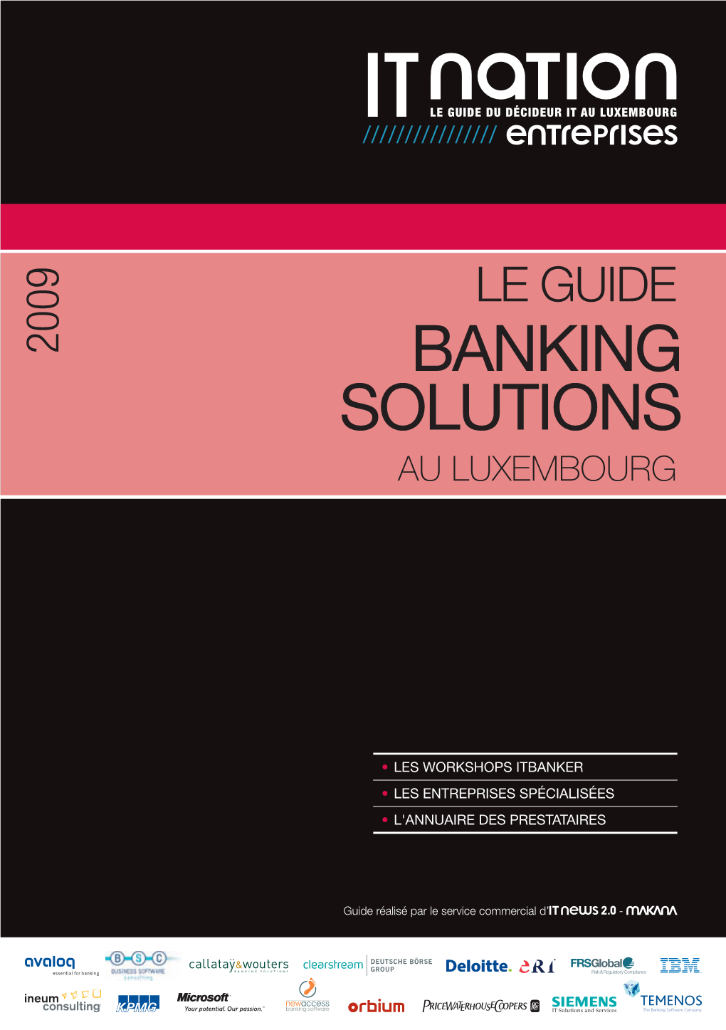 Banking Solutions Consultance Et Infrastructure : Développement Sécurité, Télécom GUIDE Et Stockage ANNUEL