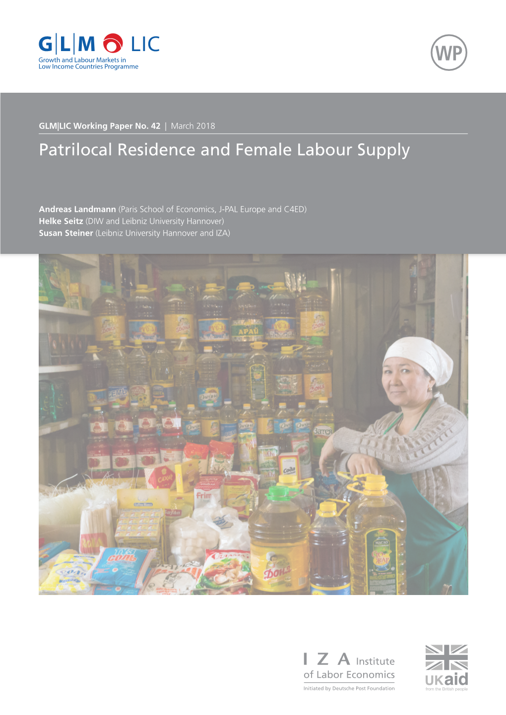 Patrilocal Residence and Female Labour Supply