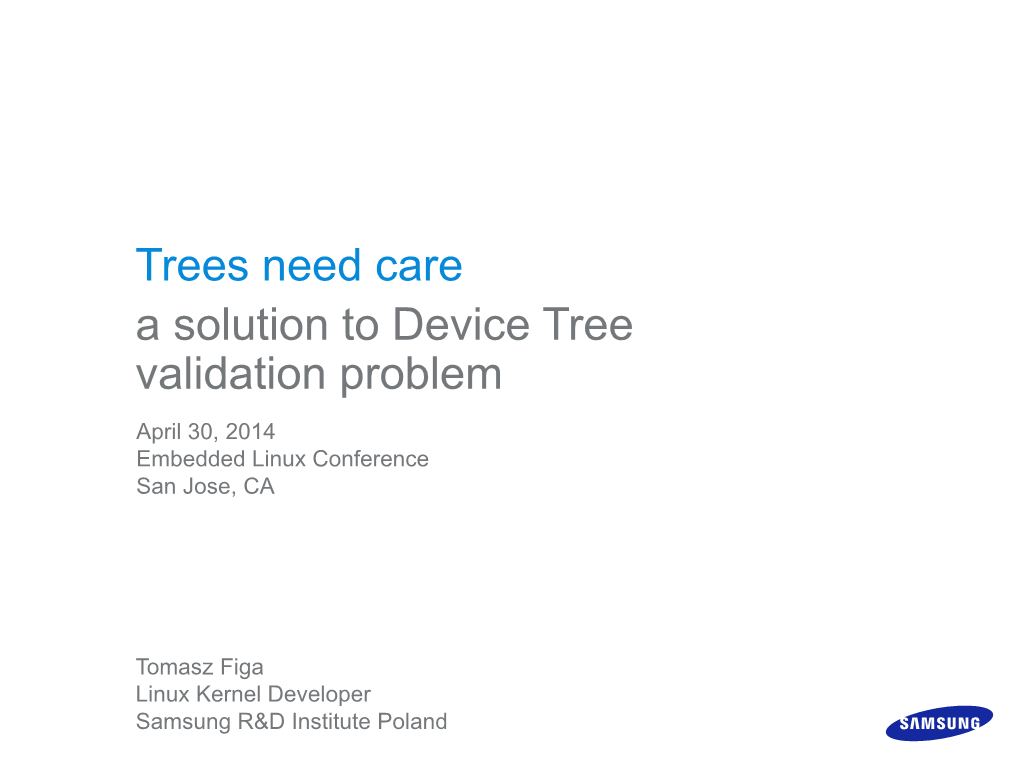 Trees Need Care: a Solution to Device Tree Validation Problem