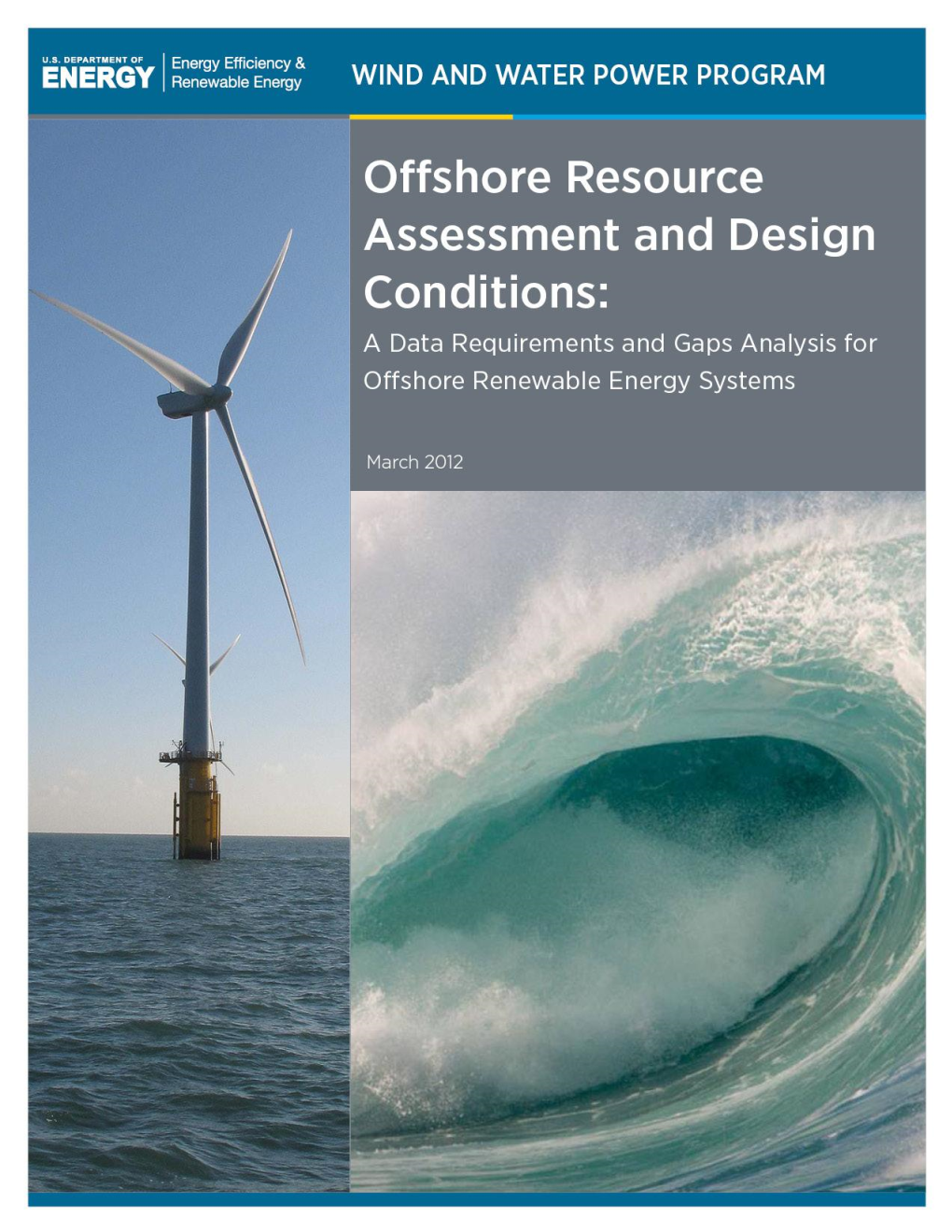 A Data Requirements and Gaps Analysis for Offshore Renewable Energy Systems