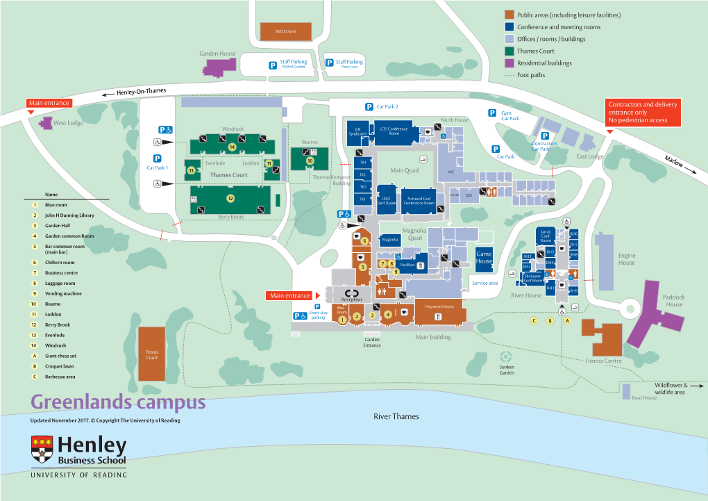 Greenlands Campus Boat House Updated November 2017