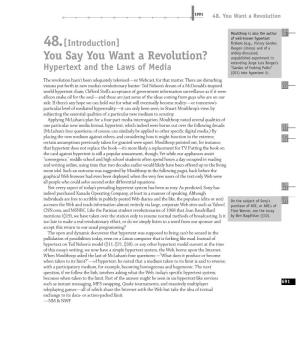 48. You Say You Want a Revolution? Hypertext