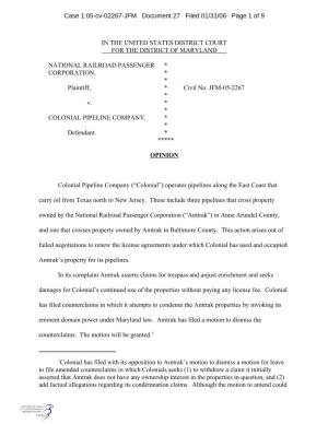 Case 1:05-Cv-02267-JFM Document 27 Filed 01/31/06 Page 1 of 9