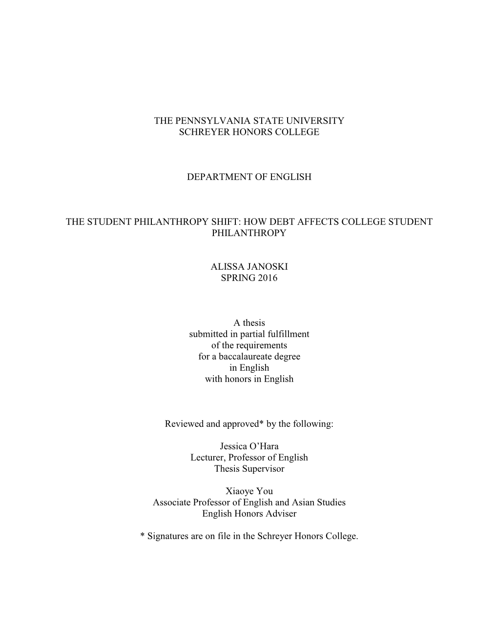 Open Thesis Alissa Janoski.Pdf