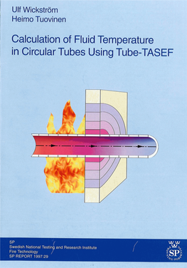 Calculation of Fluid Temperature in Circular Tubes Using Tube-TASEF