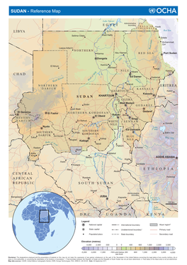SUDAN - Reference Map