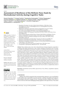 Assessment of Resilience of the Hellenic Navy Seals by Electrodermal Activity During Cognitive Tasks