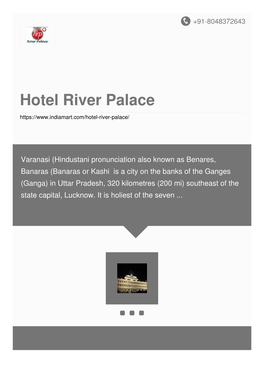 Hotel River Palace