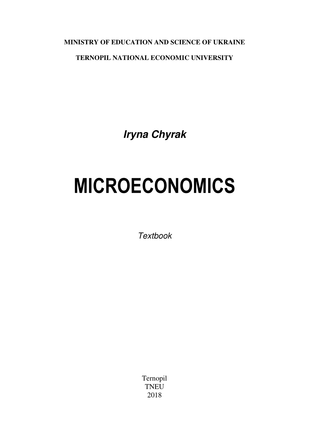 Microeconomics