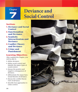 Chapter 7: Deviance and Social Control