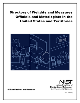 Directory of Weights and Measures Officials and Metrologists in the United States and Territories