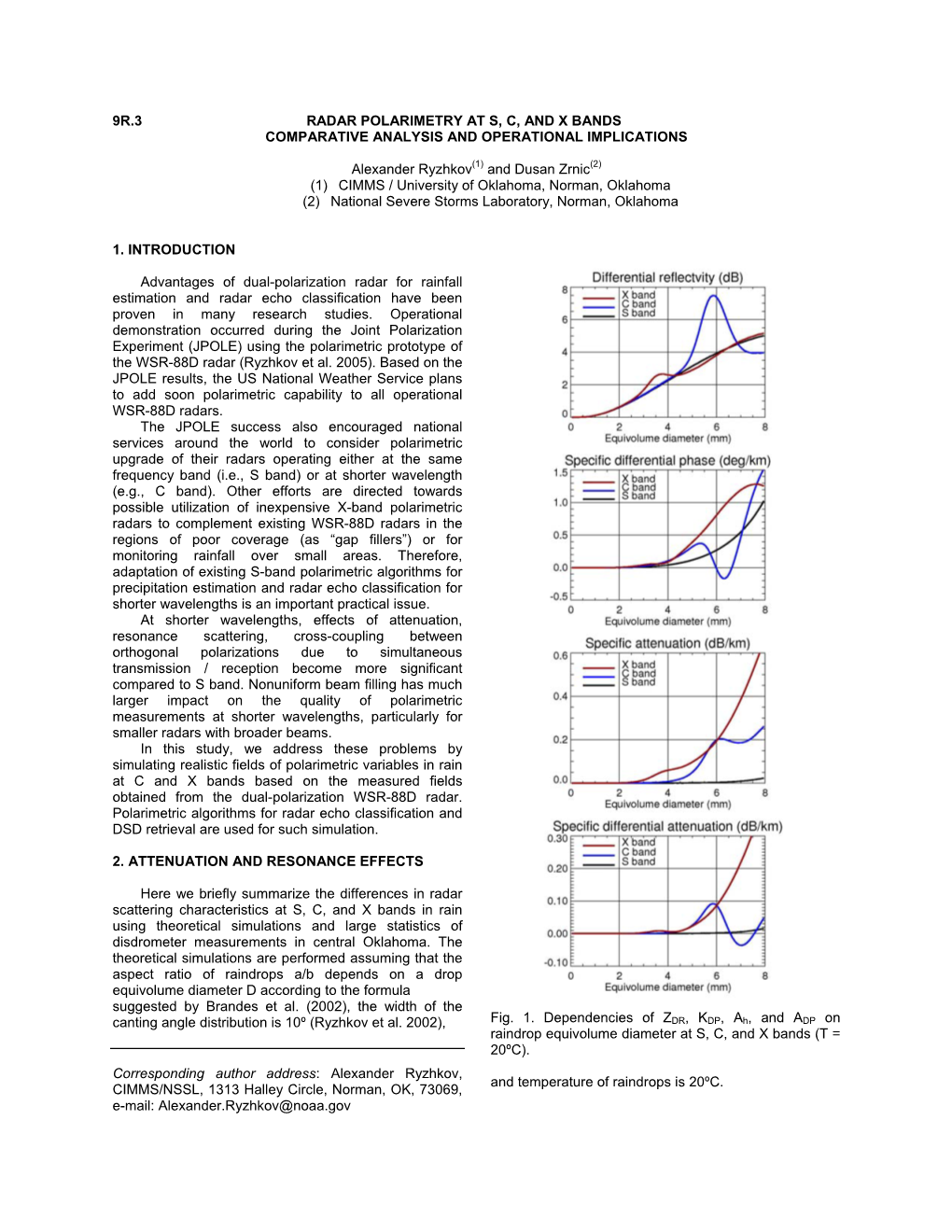 9R.3 Radar Polarimetry at S, C, and X Bands Comparative Analysis and Operational Implications