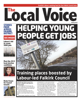 Training Places Boosted by Labour Led Falkirk Council