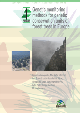 Genetic Monitoring Methods for Genetic Conservation Units of Forest Trees in Europe