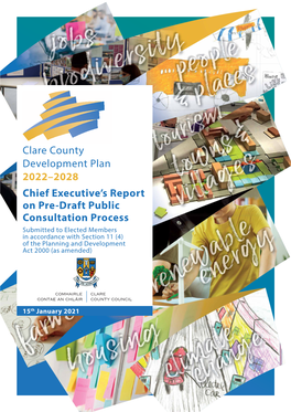 Clare County Development Plan 2022-2028 -Chief Executive's Report On