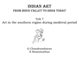 Indian Art from Indus Valley to India Today