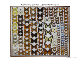 ALG Alberta Butterflies ID List 2018