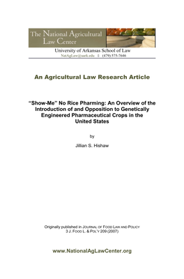 513127 Arkansas Food Law Policy 3.2.Ps