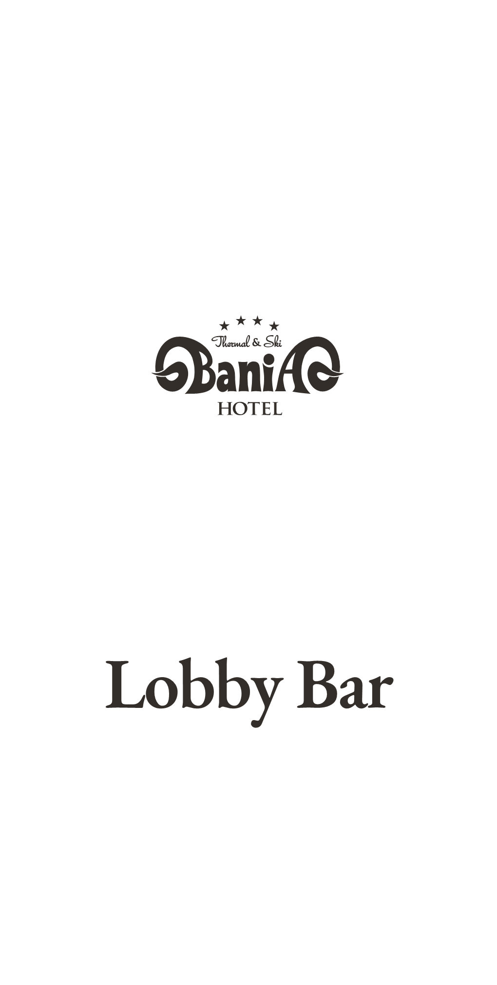 Lobby Bar Specjały Hotelu Bania Hotel Bania Specialties