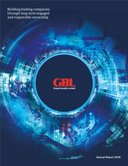Annual Report 2019 2 GBL Annual Report 2019