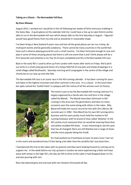 The Borrowdale Fell Race by Dave Allaway August