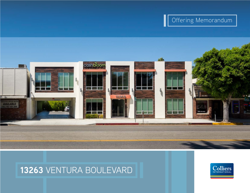 13263 VENTURA BOULEVARD KEVIN FENENBOCK JACOB MUMPER Executive Vice President Vice President Lic