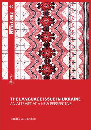 The Language Issue in Ukraine