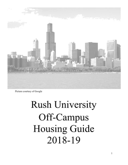 Rush University Off-Campus Housing Guide 2018-19