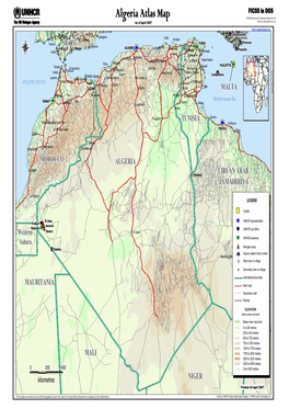 Algeria Atlas Map Field Information and Coordination Support Section As of April 2007 Division of Operational Services