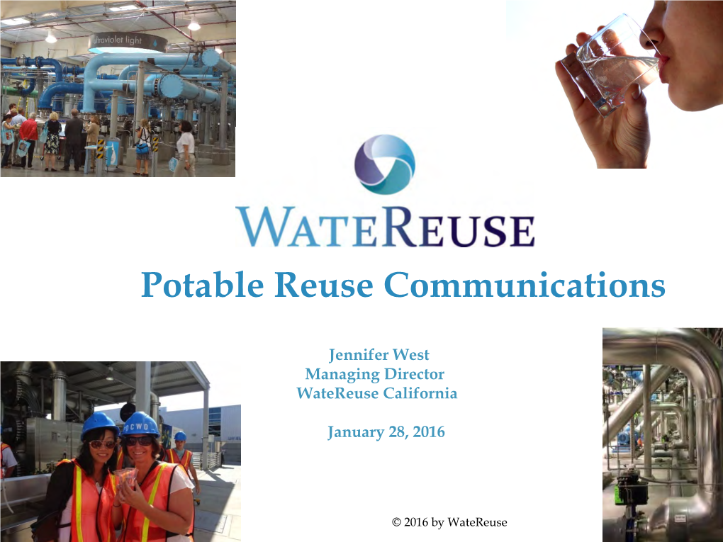 Potable Reuse Communications