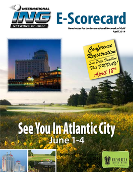 June 1-4, 2014 Resorts Casino Hotel Atlantic City, NJ