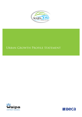 Urban Growth Profile Statement