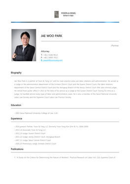 Jae Woo Park