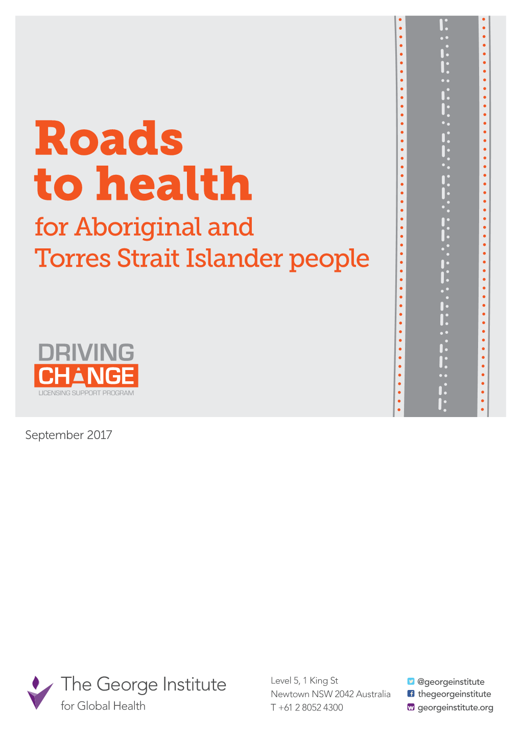 Read the Roads to Health for Aboriginal and Torres Strait Islander People Report