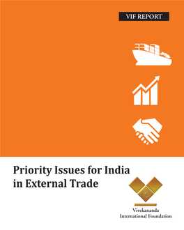 Priority Issues for India in External Trade