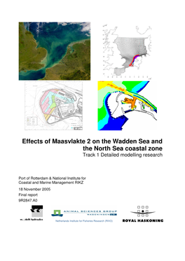 Effects of Maasvlakte 2 on the Wadden Sea and the North Sea Coastal Zone Track 1 Detailed Modelling Research