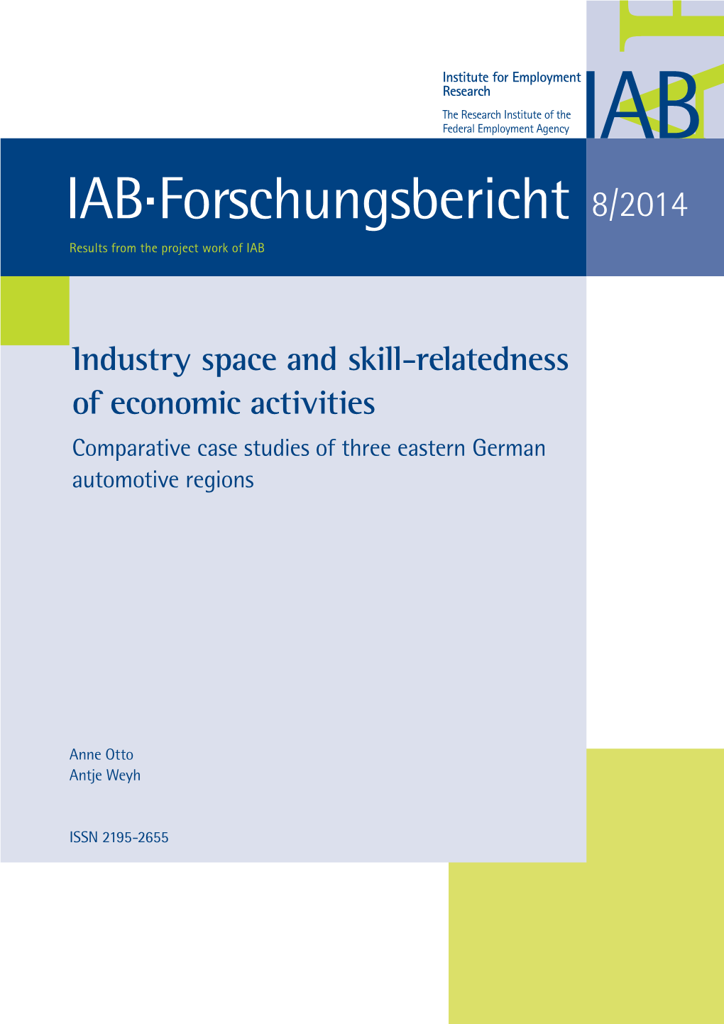 Comparative Case Studies of Three Eastern German Automotive Regions