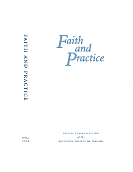 Faith & Practice 2001: Download