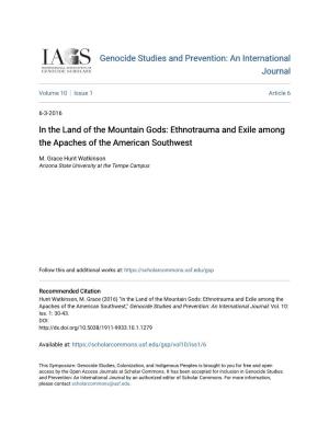 In the Land of the Mountain Gods: Ethnotrauma and Exile Among the Apaches of the American Southwest