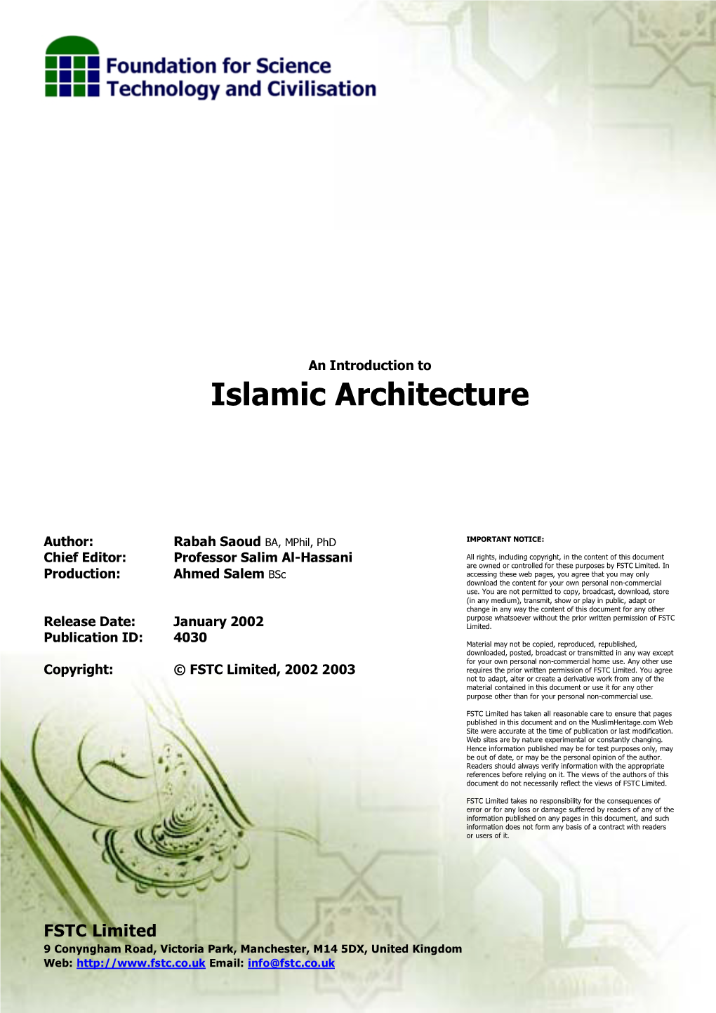 Islamic Architecture